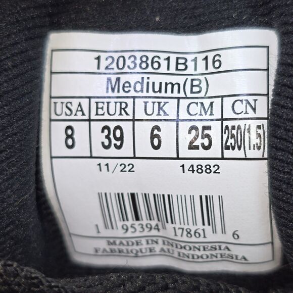 Brooks Revel 6 Women's Size 8 B Black White Running Shoes (1203861B116) - Picture 9 of 9